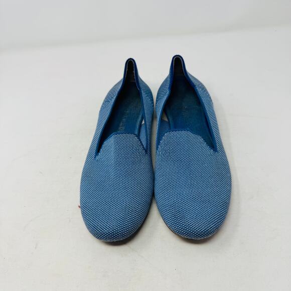 Rothy’s The Loafer Tide Pool Slip-On Flat Knit Blue Eco-Friendly Size 8 - Picture 5 of 13